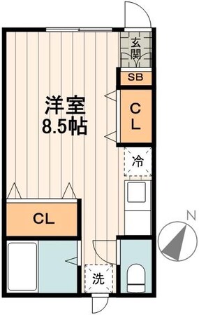 エスエフ ファミールの物件間取画像
